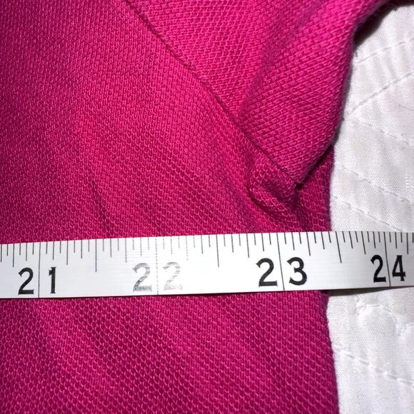 Polo Ralph Lauren Mens Size XXL Dark Pink Navy Pony Custom Fit Short Sleeve Polo - Picture 8 of 9